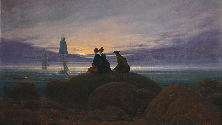 Mondaufgang am Meer       -  'Mondaufgang am Meer' von  Caspar David Friedrich Caspar David Friedrich