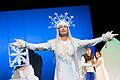 'Die Schneekönigin' am Staatstheater Meiningen. Von links: Evelyn Fuchs, Yannick Fischer, Nora Hickler.