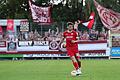 Pascal Moll bei seinem Debüt für die Würzburger Kickers beim 1:0-Sieg bei der SpVgg Ansbach.