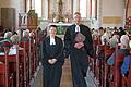 Pfarrerin Sara Wehowsky wurde in einem feierlichen Gottesdienst verabschiedet. Foto: Steffen Vetter       -  Pfarrerin Sara Wehowsky wurde in einem feierlichen Gottesdienst verabschiedet. Foto: Steffen Vetter