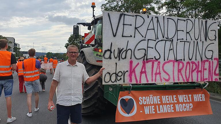 Biolandwirt Eberhard Räder aus Bastheim (Archivfoto) versteht den Frust seiner Berufskollegen. Dennoch stimmt er nicht in allen Punkten mit ihnen überein.