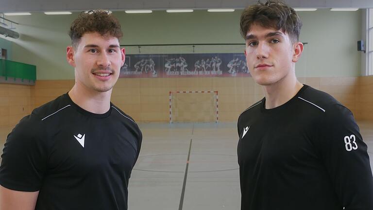 Die Neuzugänge der DJK Rimpar Wölfe für die Saison 2021/22: Felix Jaeger (links) und Alexander Merk