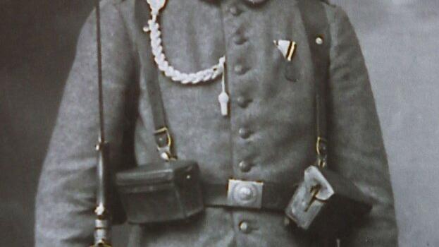 Leonhard Schnaus in Uniform des königlich bayerischen Infanterie-Leib-Regiments.