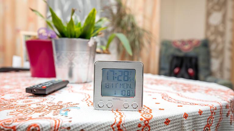 10,8 Grad Celsius zeigte das Thermometer Mitte November im Wohnzimmer von Alma Hinkel. Ihre Pflanzen wurden von den Fensterbänken gestellt, damit sie dort nicht zu Schaden kommen.