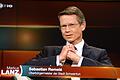 Schweinfurts Oberbürgermeister Sebastian Remelé in der ZDF-Talkshow Markus Lanz .