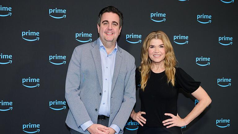 Jahres-Pressekonferenz von Prime Video       -  Anke Engelke und Bastian Pastewka kommen zur Jahres-Pressekonferenz von Prime Video ins WECC Berlin.