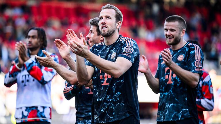 1. FC Heidenheim - Bayern München       -  Meldeten sich nach dem Champions-League-Aus eindrucksvoll zurück: Harry Kane (M.) und die Bayern.