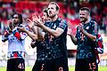 1. FC Heidenheim - Bayern München       -  Meldeten sich nach dem Champions-League-Aus eindrucksvoll zurück: Harry Kane (M.) und die Bayern.