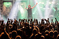 Christmas Bash: Über 3000 Fans feiern Metal-Weihnacht       -  Die US-Thrasher Overkill beim Christmas Bash in Geiselwind.