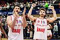 Überragend beim Comeback: Zac Seljaas (rechts) führte die Baskets mit 21 Punkten, darunter vier Dreier, zum Sieg bei den Rostock Seawolves.