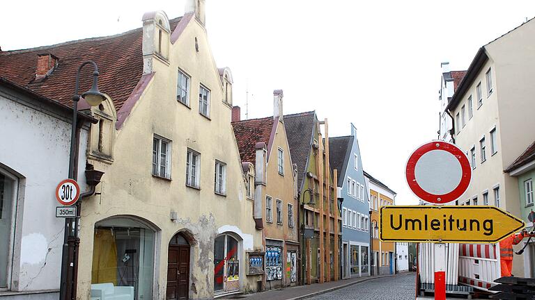 Wagnergasse in Landshut       -  Der Abriss des Jahres in der Landshuter Wagnergasse.
