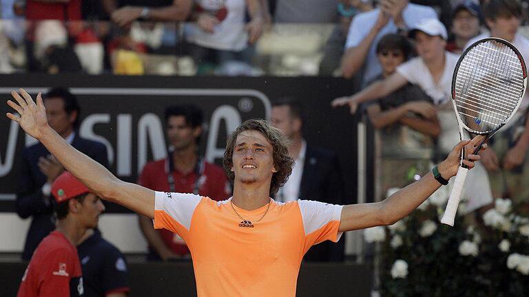 Alexander Zverev       -  Alexander Zverev rückt in die Top Ten der Weltrangliste vor. Foto: Gregorio Borgia