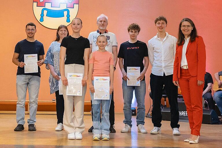 Die prämierten Sportler in der Kategorie Silber