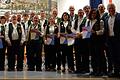 Gruppenbild mit Präsident (von links): NBMB-Präsident Manfred Ländner, Martin Deiser, Martina Schmidt (stellvertretende NBMB-Kreisvorsitzende), Udo Straub, Michael Schmitt, Heiko Rügamer, Helmut Flach, Peter Heeg, Sabrina Benkert, Anette Roth, Detlev Martin, August Benkert, Jürgen Kümmet, Dominik Pearson, Siegfried Kößler, Matthias Roth, Andreas Hagen, Elke Jörg, Klaus Körber, Petra Schlör, Thomas Stark, Alexander Hehrlein, Andreas Kößler, Sabina Düchs, Frank Kümmet und Armin Steinmetz.