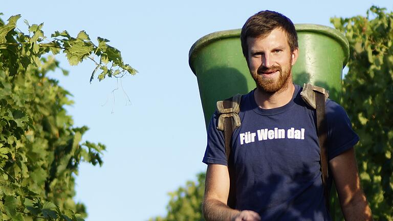 Der Randersackerer Winzer Martin Göbel.