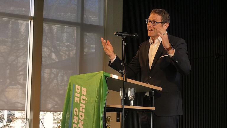 Bürgermeister Martin Heilig warb für sich als Würzburger OB-Kandidat der Grünen.