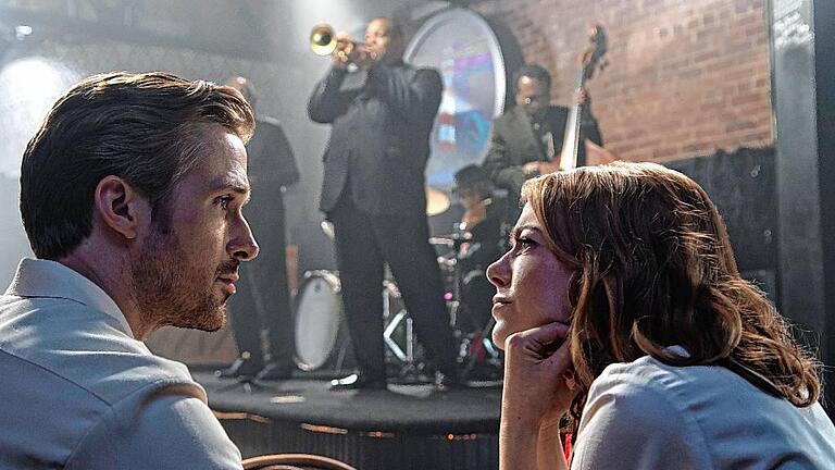 'La La Land'       -  Ein ganz spezielles Traumpaar: Ryan Gosling als Sebastian und Emma Stone als Mia in &bdquo;La La Land&ldquo;.