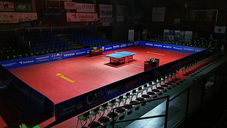 Die Shakehands-Arena Bad Königshofen muss zum Saisonauftakt leer bleiben. Zuschauer sind Corona-bedingt nicht erlaubt. Die Shakehands-Arena Bad Königshofen muss zum Saisonauftakt leer bleiben. Zuschauer sind Corona-bedingt nicht erlaubt.