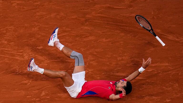 Paris 2024 - Tennis       -  Für Novak Djokovic ist der erstmalige Einzug ins Olympia-Finale ein emotionaler Erfolg.