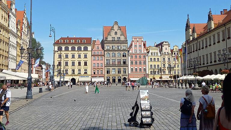 Marktplatz in Breslau.