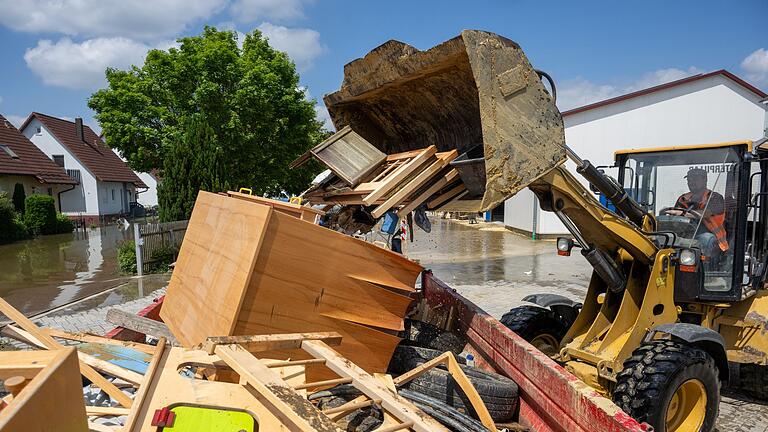 Hochwasser in Bayern - Offingen.jpeg       -  Zwölf Millionen Euro Hochwasserhilfe wurden an Privatleute ausgezahlt.