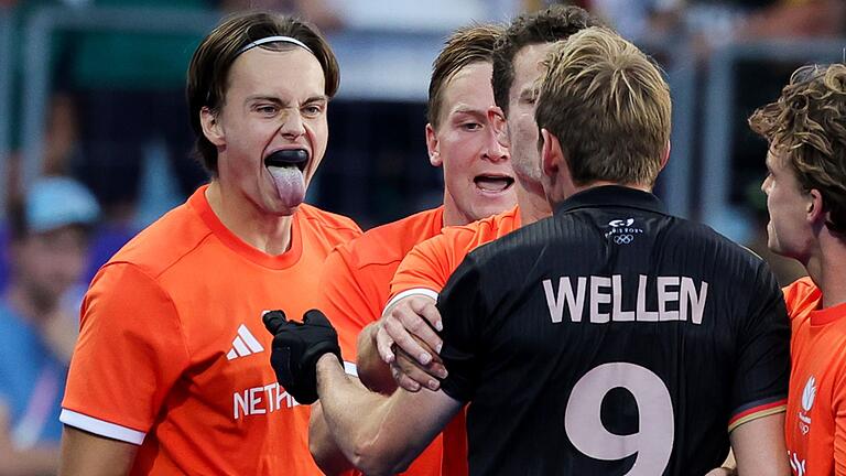 Paris 2024 - Hockey - Zeigt sich von der schlechten Seite nach dem Sieg: Duco Telgenkamp Paris 2024 - Hockey - Zeigt sich von der schlechten Seite nach dem Sieg: Duco Telgenkamp