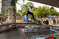 Der Skatepark in Schweinfurt ist dank der Brückenüberdachung auch an regnerischen Tagen nutzbar.