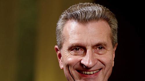 Entspannt: Günther Oettinger wird an diesem Dienstag 60.