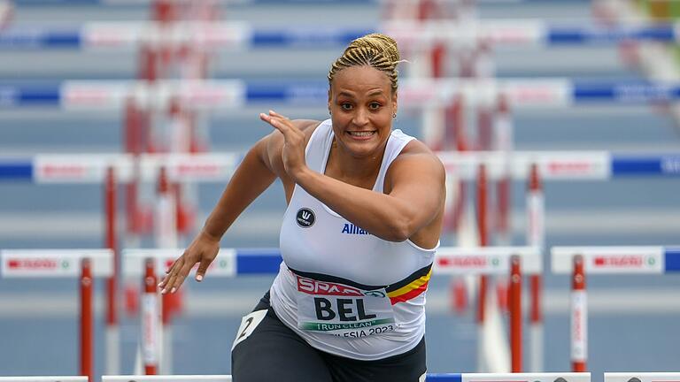 Europaspiele 2023.jpeg       -  Jolien Boumkwo aus Belgien lief nur aushilfsweise über die Hürden.