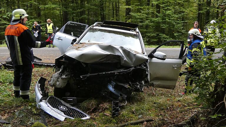 Der Kia wurde total zerstört. Die Polizei schätzt den Sachschaden auf 8000 Euro.