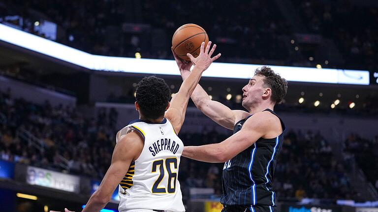 Indiana Pacers - Orlando Magic       -  Auch 28 Punkte von Franz Wagner halfen den Orlando Magic bei den Indiana Pacers nicht.