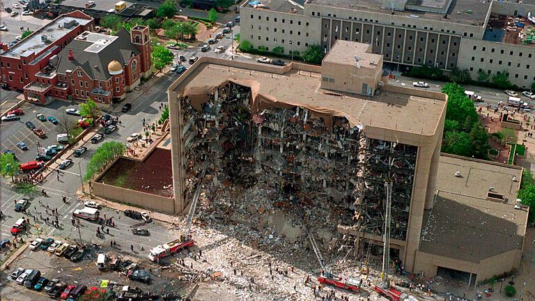 Jahrestag des Bombenanschlag in Oklahoma City - Hass auf die Regierung gab der amerikanische Attentäter als Motiv an. (Archivbild) Jahrestag des Bombenanschlag in Oklahoma City - Hass auf die Regierung gab der amerikanische Attentäter als Motiv an. (Archivbild)