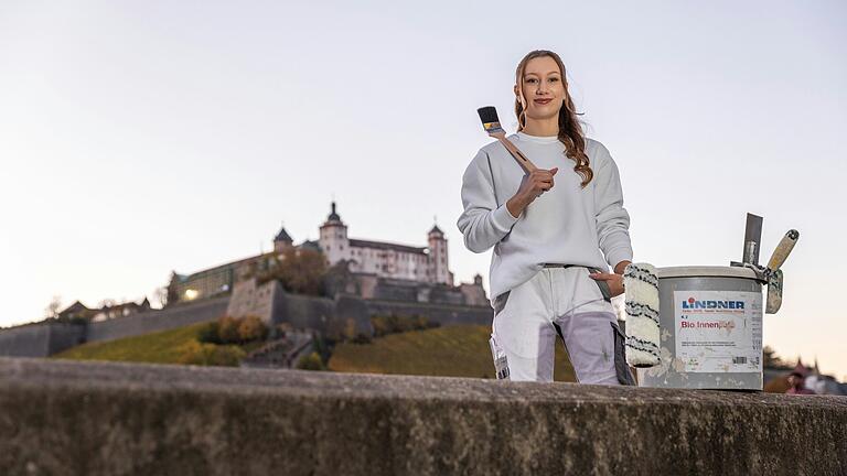 Wilma Trigatti hat den Sieg als beste Malerin und Lackiererin aus Bayern nach Würzburg geholt.