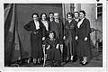 Gruppenfoto mit in der Mitte Sigmund und links davon Sara Seligsberger zu sehen, mit Geschwistern von Sara samt Partnern und im Vordergrund Rachel Wolff, deren Mutter, aus Anlass ihres 80. Geburtstags 1936.