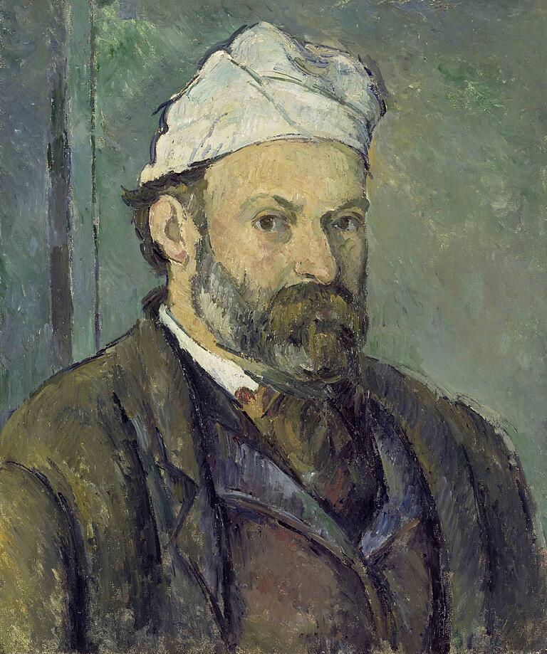 Ein Selbstbildnis von Paul Cézanne