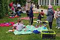 Gelungene Aktion: Das Pausenhofpicknick an der Siedlungsgrundschule.
