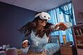 Meta Quest 3S       -  Virtuelle Action im Schlafzimmer? Metas' Quest 3S soll den Ausflug in virtuelle Welten auch für Einsteiger günstiger machen.