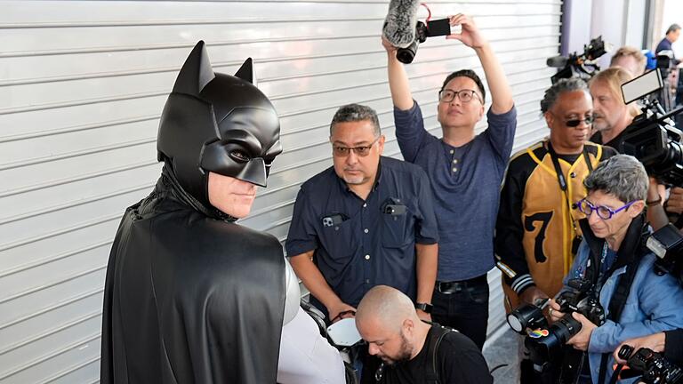 Hollywood Walk of Fame       -  Die berühmte Comic-Figur Batman hat Fans in aller Welt