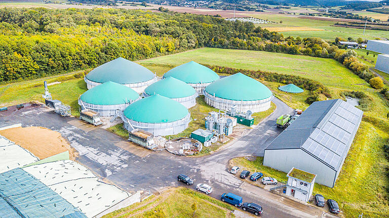 Die Biogasanlage in Haßfurt beliefert das Schulzentrum und die Grundschule im Nassachtal mit Energie.