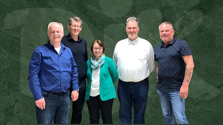 Auf dem Foto von links: Winfried Körner, Hermann Baumgarten, Claudia Döller, Holger Klütz und Martin Schwarz