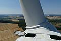 Die Höhenzüge um das Werntal sind bestens geeignet für Windkraftanlagen. Hier der Blick von einem Windrad bei Binsfeld. Arnsteins Bürgermeister Franz-Josef Sauer ist ein Vordenker bei der Nutzung des Stroms aus Windkraft.