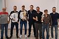 Siegerehrung Vereinspokalschießen 2022 (von links): Werner Schrauth (1. Schützenmeister KKS), Ralf Welzenbach, Christian Jopp, Michael Rösch, Frank Rüppel, Heinrich Kübert, Marco Gehret (1. Sportleiter KKS).