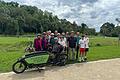 Rast im Bürgerpark mit 'Martin' und einigen Teilnehmern.