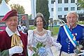 Unser Foto zeigt (links) Gioacchino Rossini (Burkhard Ascherl), Königin Therese (Sabine Rustler) und König Ludwig I. (Florin Binder).       -  Unser Foto zeigt (links) Gioacchino Rossini (Burkhard Ascherl), Königin Therese (Sabine Rustler) und König Ludwig I. (Florin Binder).