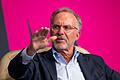 Karl-Heinz Rummenigge       -  Karl-Heinz Rummenigge gratuliert Günter Netzer zum 80.
