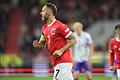 Österreich - Norwegen       -  Der frühere Bremer Marko Arnautovic traf beim 5:1-Erfolg Österreichs gegen Norwegen doppelt.