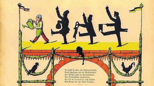 Schwarze Buben: Der Arzt Heinrich Hoffmann bekämpfte rassistische Vorurteile. Im Kinderbuch &bdquo;Struwwelpeter&ldquo; ließ er die drei Buben, die einen Mohren verspottet hatten, im Tintenfass schwärzen.