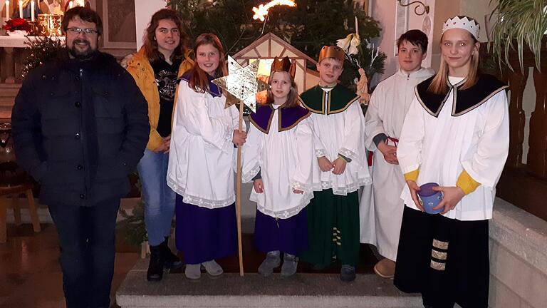 Die Sternsinger von Poppenhausen. Die Sternsinger von Poppenhausen.