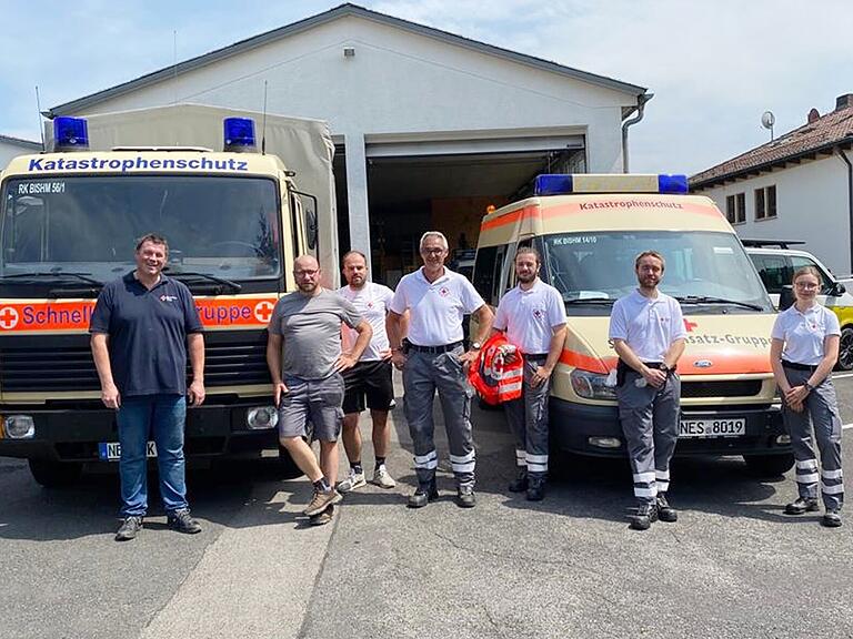 &nbsp;„Abfahrt und gute Fahrt!“, hieß es am Samstagnachmittag für die Einsatzkräfte der SEG Verpflegung und Betreuung des BRK Kreisverbandes Rhön-Grabfeld in Bischofsheim.