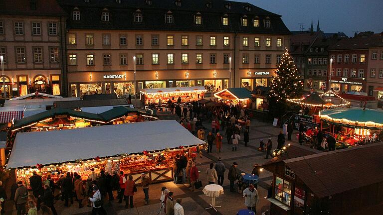 Bezaubert mit seiner gemütlichen Atmosphäre: der Bamberger Weihnachtsmarkt.&nbsp;